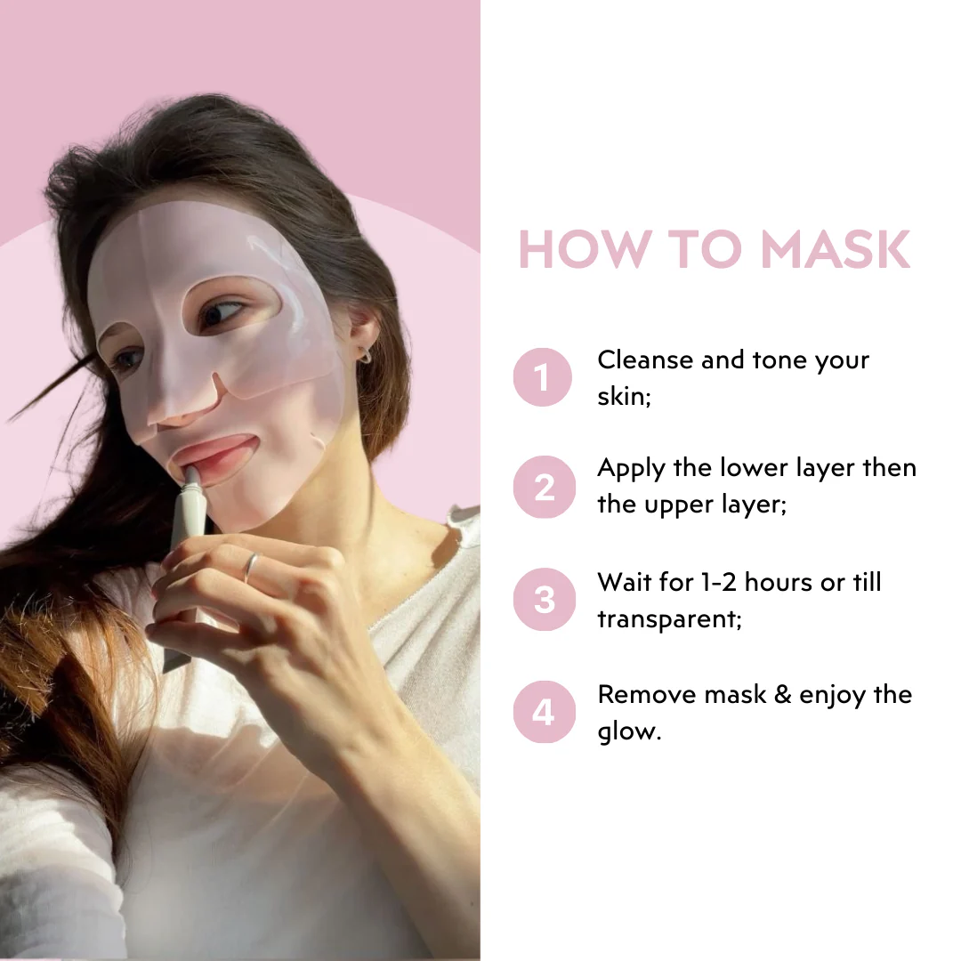Salmon Pink PDRN Collagen Mask - Image 4
