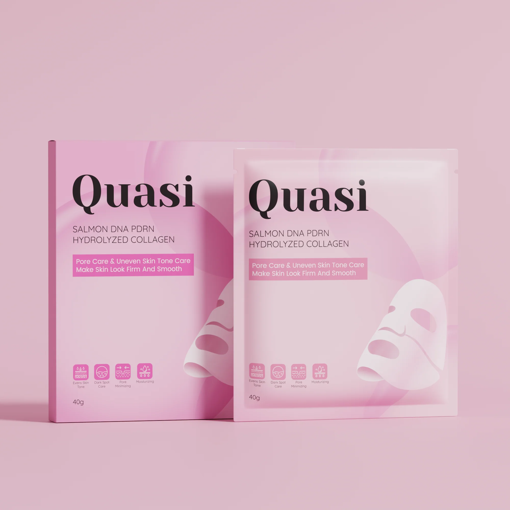 Salmon Pink PDRN Collagen Mask - Image 6